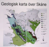 Geologisk karta över Skåne